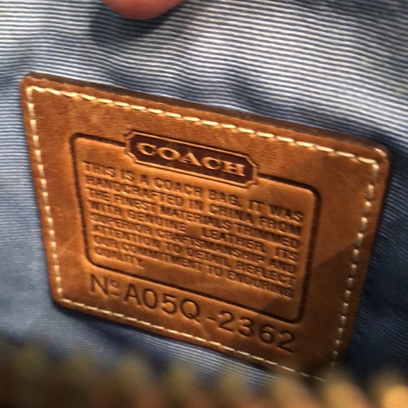 Coach cross body bag, barely used. Patchwork pattern. Goes with everything!! - Picture 5 of 5